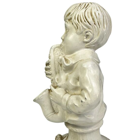 Kendrick Universal Statuary Co Saxophone Boy & Girl Bust Statues 1971 Home Decor - Picture 5 of 14